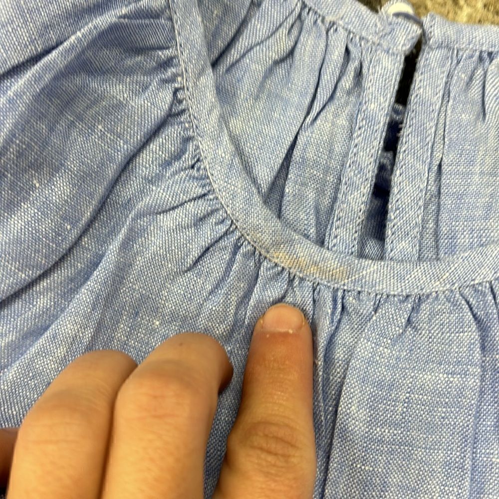 J.Crew Palermo smocked-waist mini dress in linen - Picture 6 of 7